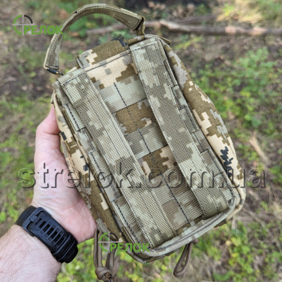 MOLLE-сумісний підсумок для аптечки A-line СМ34 піксель ММ-14 MOLLE-сумісний підсумок для аптечки A-line СМ34 піксель ММ-14