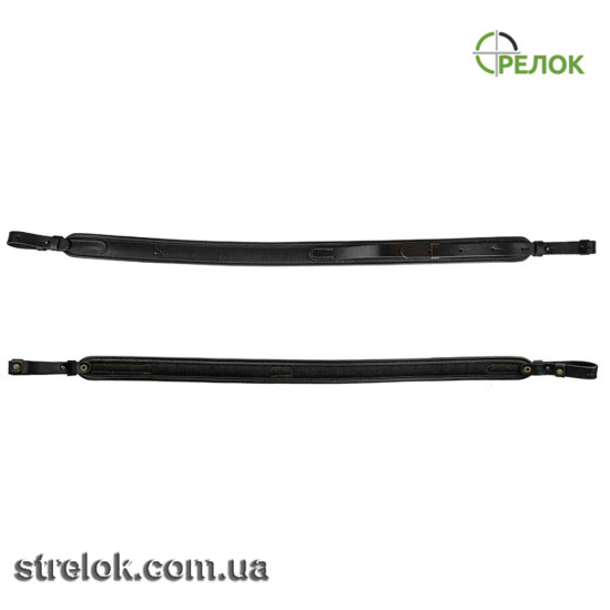 Ремінь для зброї шкіряний A-line М411 чорний Ремінь для зброї шкіряний A-line М411 чорний