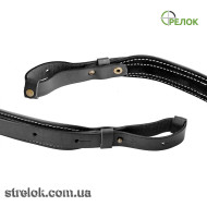 Ремінь для зброї шкіряний A-line М43 чорний