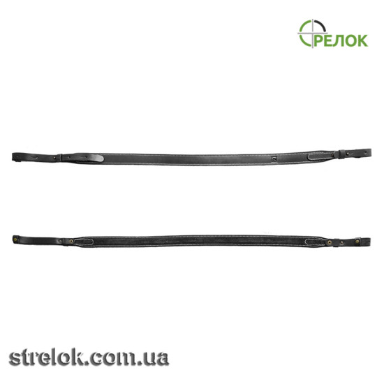 Ремінь для зброї шкіряний A-line М43 чорний