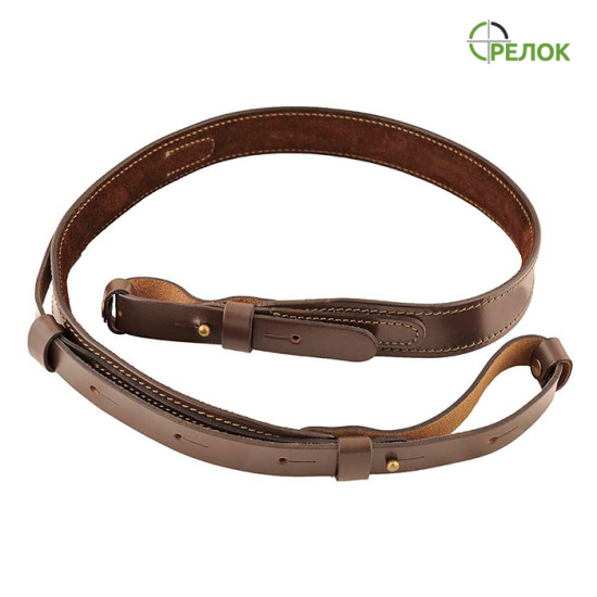 Ремень оружейный кожаный A-line М41 коричневый