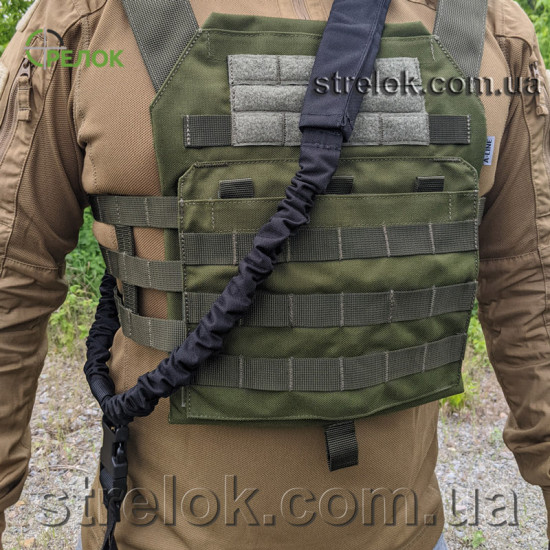 Ремінь одноточковий A-line Т15 чорний