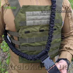 Ремінь одноточковий A-line Т15 чорний