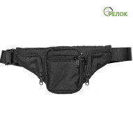 Сумка синтетична поясна з кобурою A-line А32, чорна