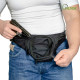 Сумка синтетична поясна з кобурою A-line А32, чорна