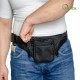 Сумка синтетична поясна з кобурою A-line А32, чорна