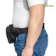 Сумка синтетична поясна з кобурою A-line А32, чорна