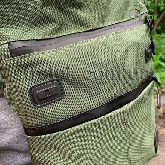 Сумка синтетична плечова із кобурою A-line А41, олива Сумка синтетична плечова із кобурою A-line А41, олива