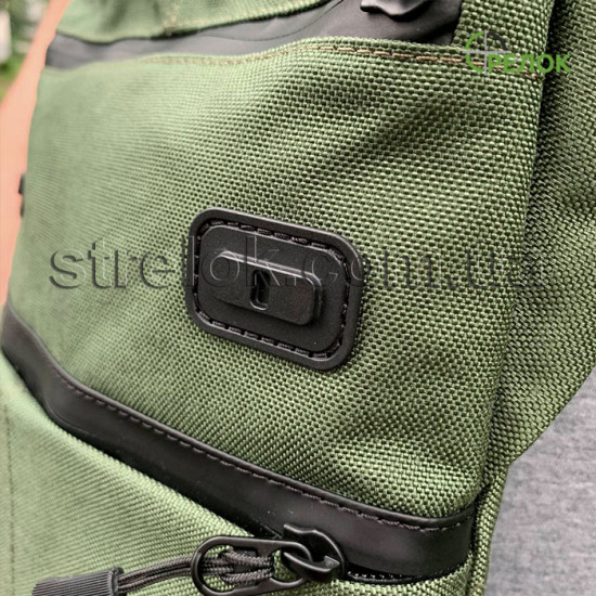 Сумка синтетична плечова із кобурою A-line А41, олива Сумка синтетична плечова із кобурою A-line А41, олива