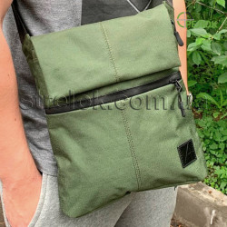 Сумка синтетична плечова із кобурою A-line А41, олива