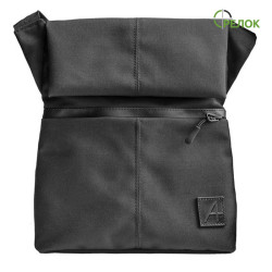 Сумка синтетична плечова із кобурою A-line А41, чорна