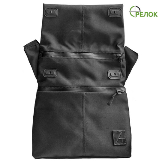 Сумка синтетична плечова із кобурою A-line А41, чорна Сумка синтетична плечова із кобурою A-line А41, чорна