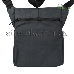 Сумка синтетична плечова із кобурою A-line А41, темно-сіра