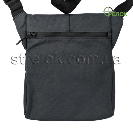 Сумка синтетична плечова із кобурою A-line А41, темно-сіра Сумка синтетична плечова із кобурою A-line А41, темно-сіра