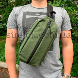 Нагрудная сумка-кобура A-line А44 олива