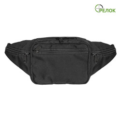 Сумка синтетична поясна з кобурою A-line A 03, чорна