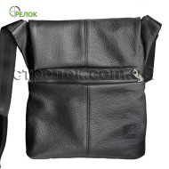 Сумка шкіряна плечова з кобурою A-line А40, чорна