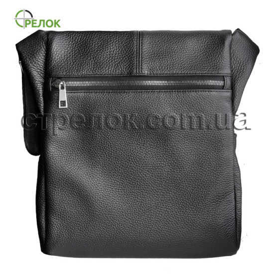 Сумка шкіряна плечова з кобурою A-line А40, чорна