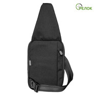 Сумка синтетична плечова із кобурою A-line А33, чорна