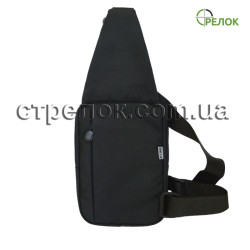 Сумка синтетична плечова з кобурою A-line А33, чорна (для шульги)