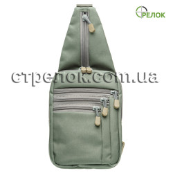 Сумка синтетична плечова з кобурою A-line А33, сіра