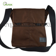 Сумка синтетическая плечевая с кобурой A-line A39, коричневая