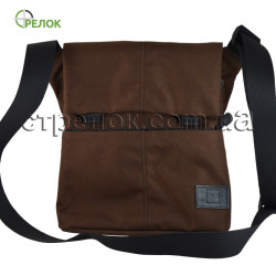 Сумка синтетическая плечевая с кобурой A-line A39, коричневая