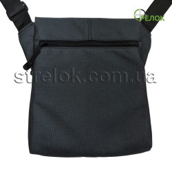 Сумка синтетическая плечевая с кобурой A-line А39, темно-серая