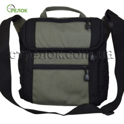 Сумка тактическая с кобурой A-line А42 серо-черная