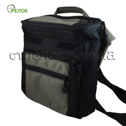 Сумка тактическая с кобурой A-line А42 серо-черная