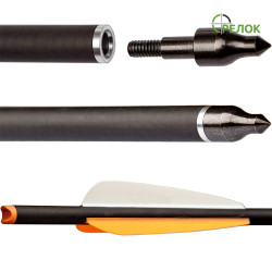 Стрела для винтовочного арбалета Man Kung MK-CA22 карбон 