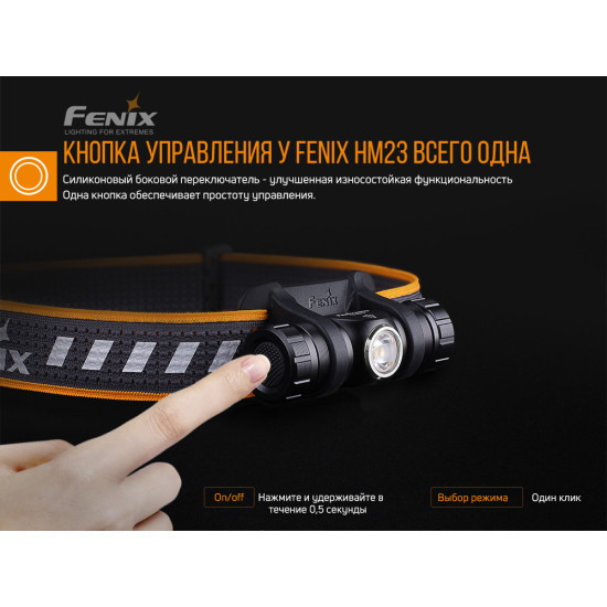 Налобний ліхтар Fenix HM23