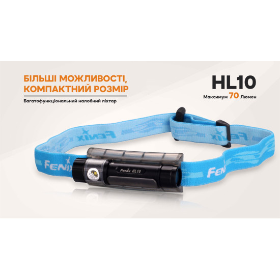 Налобний/ручний ліхтар Fenix HL10, чорний