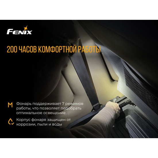 Налобний ліхтар Fenix HL40R, сірий