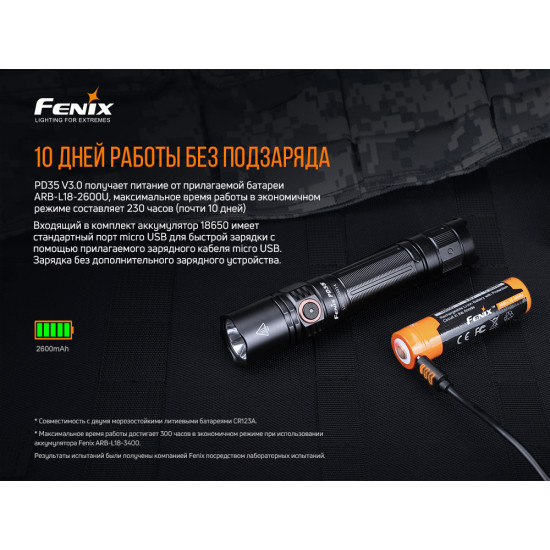 Ліхтар Fenix PD35 V3.0