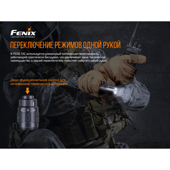Ліхтар Fenix PD36 TAC