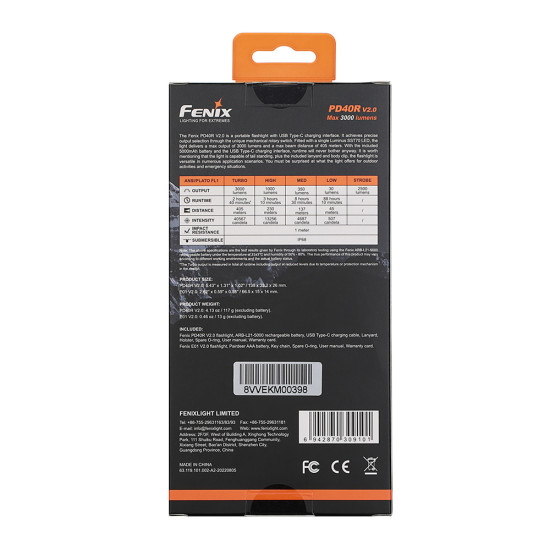 Набір ліхтарів Fenix PD40R V2.0 + E01 V2.0