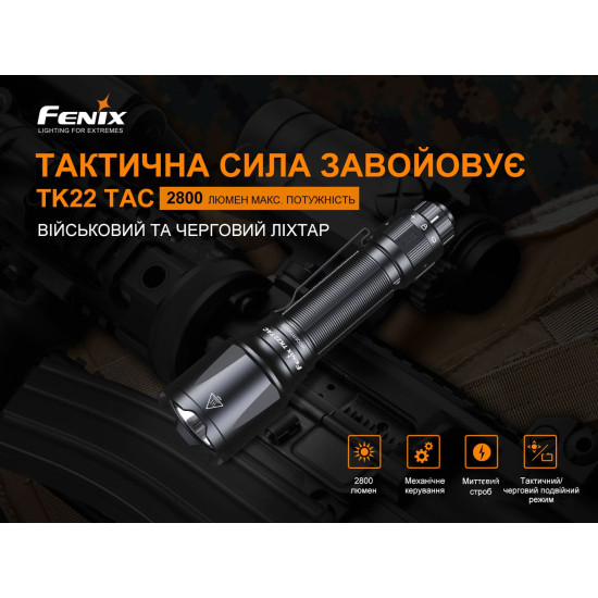 Ліхтар тактичний Fenix ​​TK22TAC