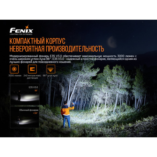 Ліхтар Fenix E35 V3.0
