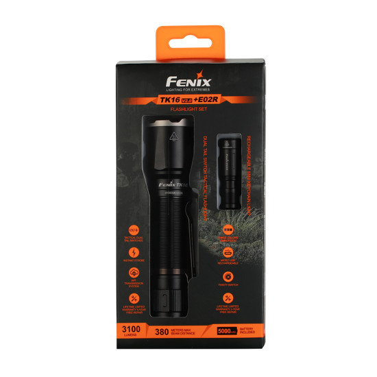 Набір ліхтарів Fenix TK16 V2.0 +E02R