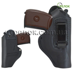 Кобура Феникс поясная  для ПМ со скобой, черная