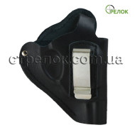 Кобура Феникс поясная для револьвера со скобой, черная