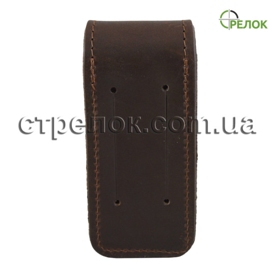 Чехол для ножа, кожаный коричневый