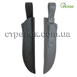 Кожаный чехол с тиснением №1 (черный)