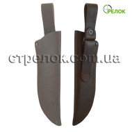 Кожаный чехол с тиснением №1 (коричневый)