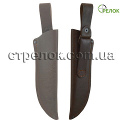 Кожаный чехол с тиснением №1 (коричневый)