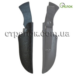 Кожаный чехол с тиснением №2 (черный)