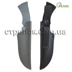 Кожаный чехол с тиснением №2 (черный)