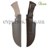 Кожаный чехол с тиснением №2 (коричневый)