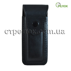 Кожаный чехол Стрелок для складного ножа (черный)